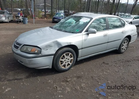 2004 Chevrolet Impala из США, поврежденный, VIN 2G1WF52E849397282